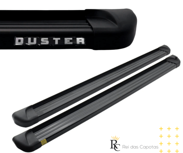 Estribo Duster Plataforma Alumínio Preto 2012 até 2023 T1920P Rei