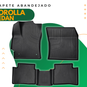 Tapete Bandeja Interno 5P Preto Corolla Sedan 2020 (TB13002)
