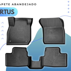 Tapete Bandeja Interno 5P Preto Volkswagen Virtus 2018 (TB05003)