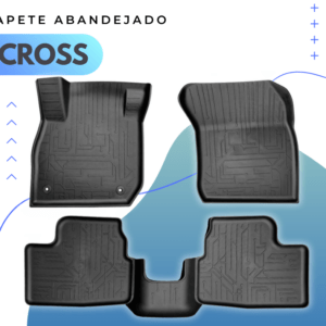 Tapete Bandeja Interno 5P Preto Volkswagen T-Cross 2019 (TB05001)