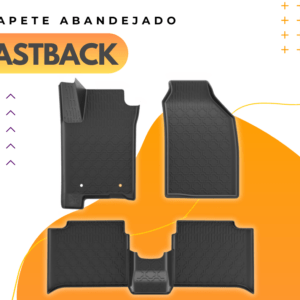Tapete Bandeja Interno 5P Preto Fiat FastBack Híbrido 2024 (TB01008)