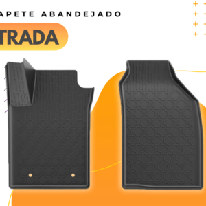Tapete Bandeja Interno 2P Preto Fiat Strada 2020 em diante (TB01006)