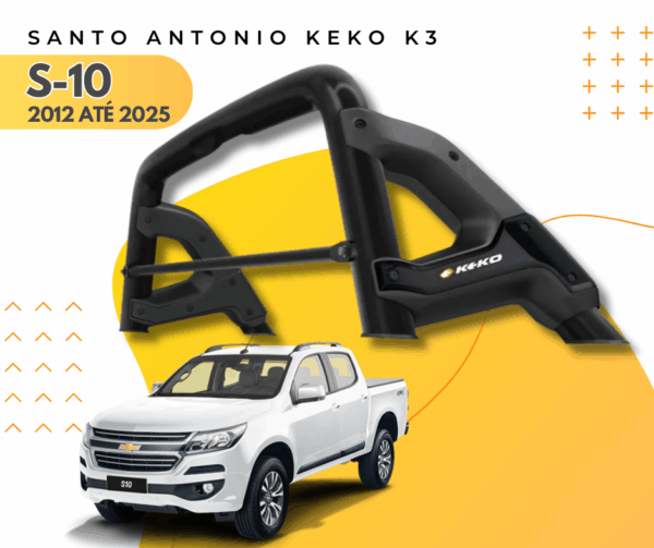 Santo Antonio S10 (S-10)  Keko K3 Preto 2012 até 2025 (K507PR)