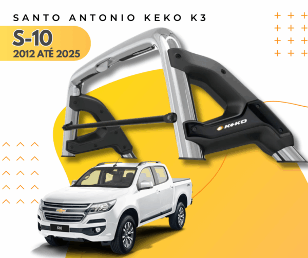 Santo Antonio S10 (S-10)  Keko K3 cromado 2012 até 2025(K507CR)