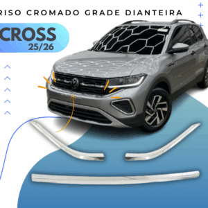 Friso Cromado Grade Dianteira T-Cross 2025 em diante (NK8014)