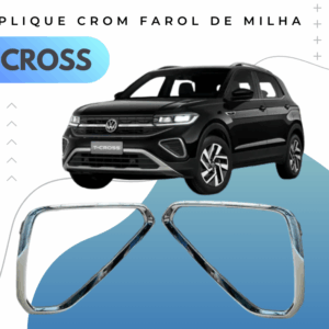 Aplique Cromado Farol de Milha VW T-Cross 2025 em diante (NK8013)