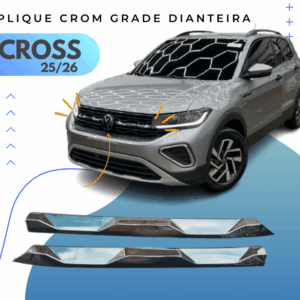Aplique Cromado da Grade VW T-Cross 2025 em diante (NK8015)