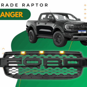Grade Frontal Raptor com Led Ford Ranger 2024 até 2026 (CKGF277LL)
