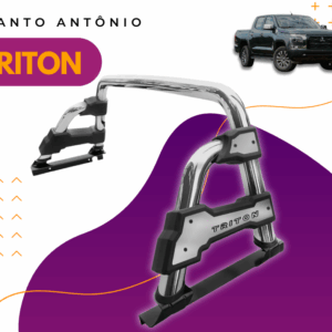 Santo Antônio Mitsubishi Triton 2025 e 2026 Cromado (T6951C)